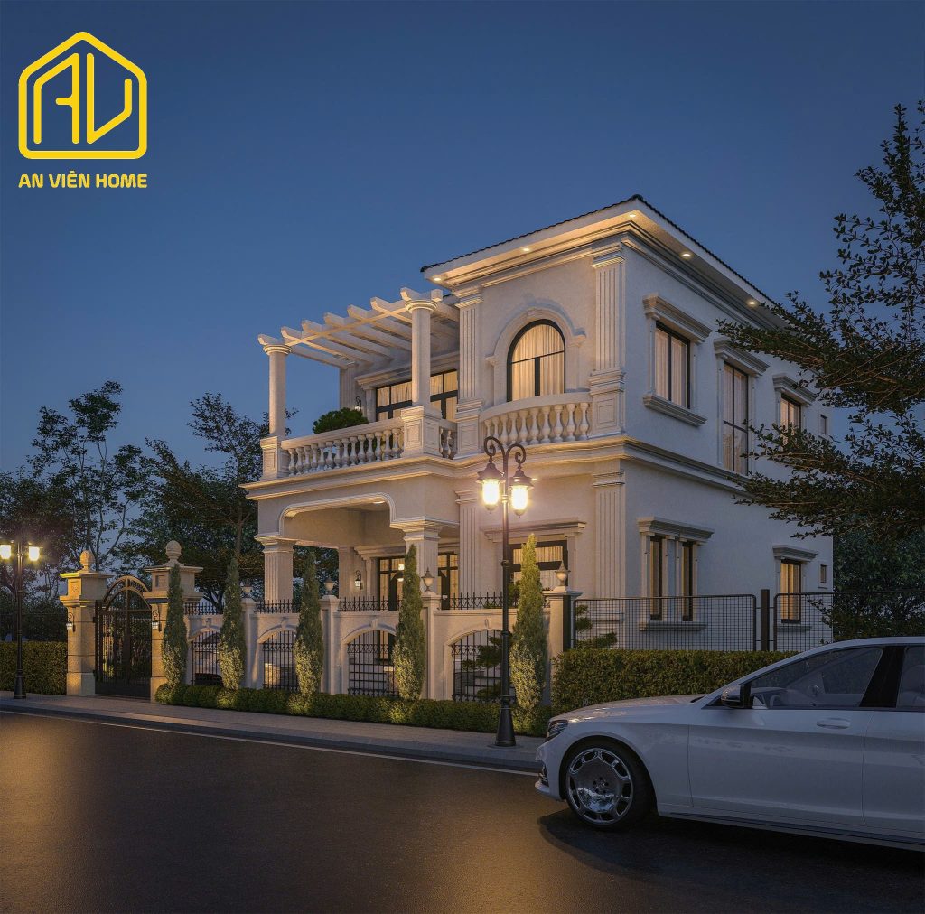 Biệt thự 2 tầng phong cách châu Âu
