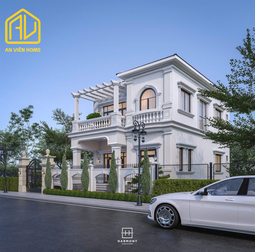 Biệt thự 2 tầng phong cách châu Âu