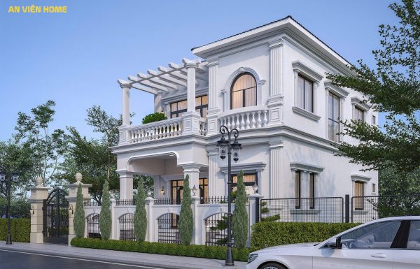 Biệt thự 2 tầng phong cách châu Âu