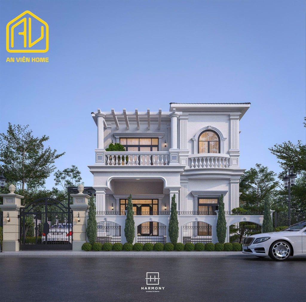 Biệt thự 2 tầng phong cách châu Âu