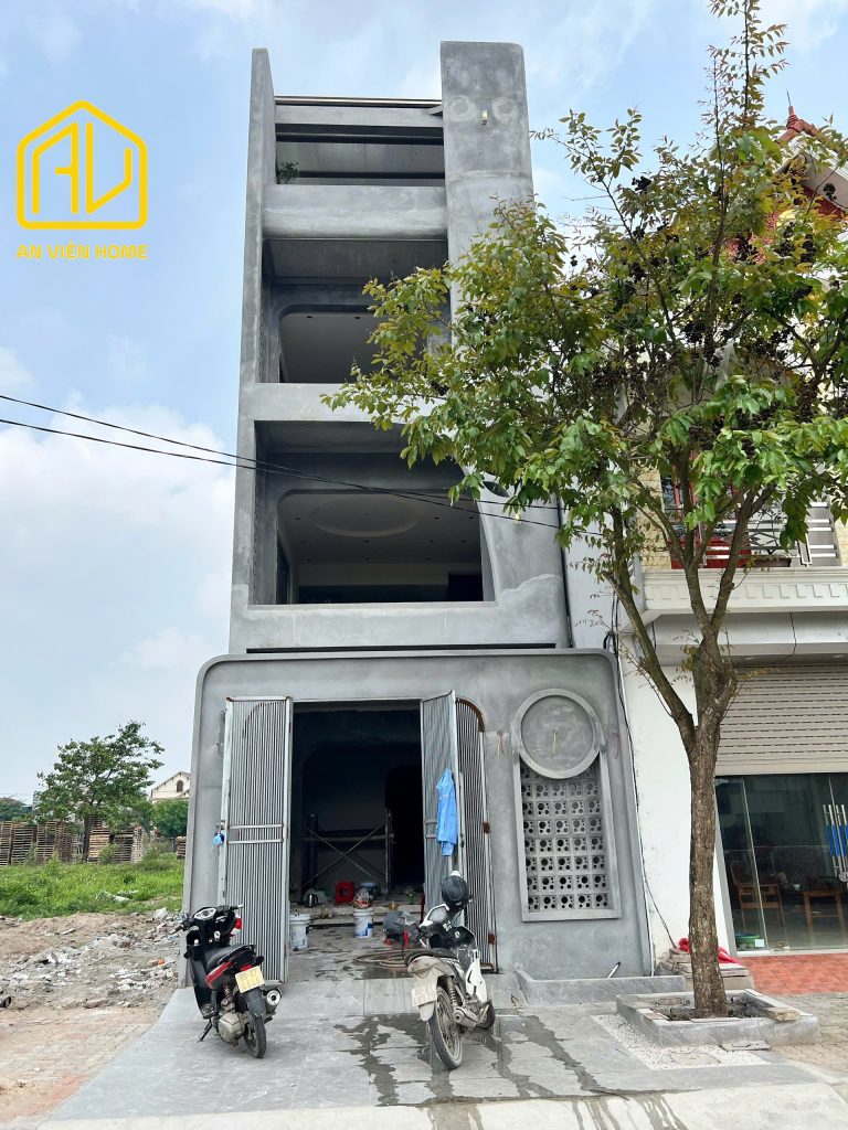 Mẫu nhà phố 4 tầng hiện đại ở Tiên Lữ Hưng Yên